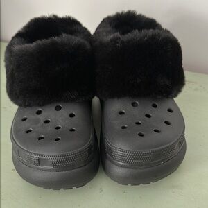Fur Lined Crush Croc (never worn)